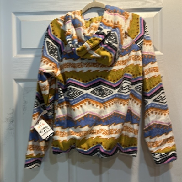 NWT! Billabong A/DIV Go Outdoors Fleece Half Snap Pullover Hoodie Jacket XL - Picture 8 of 8